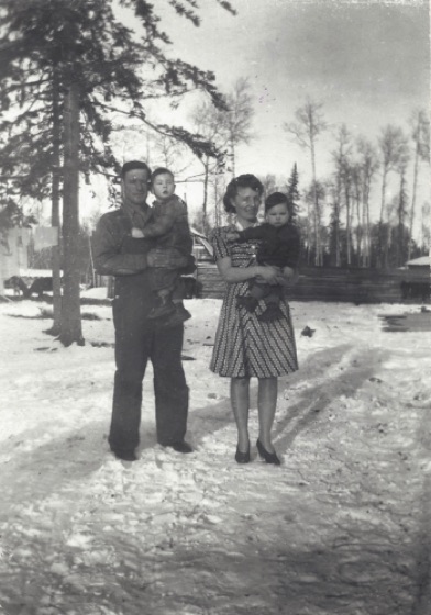 Aubrey Zeiner, Garth, Doris Udell and Glennie Zeiner
